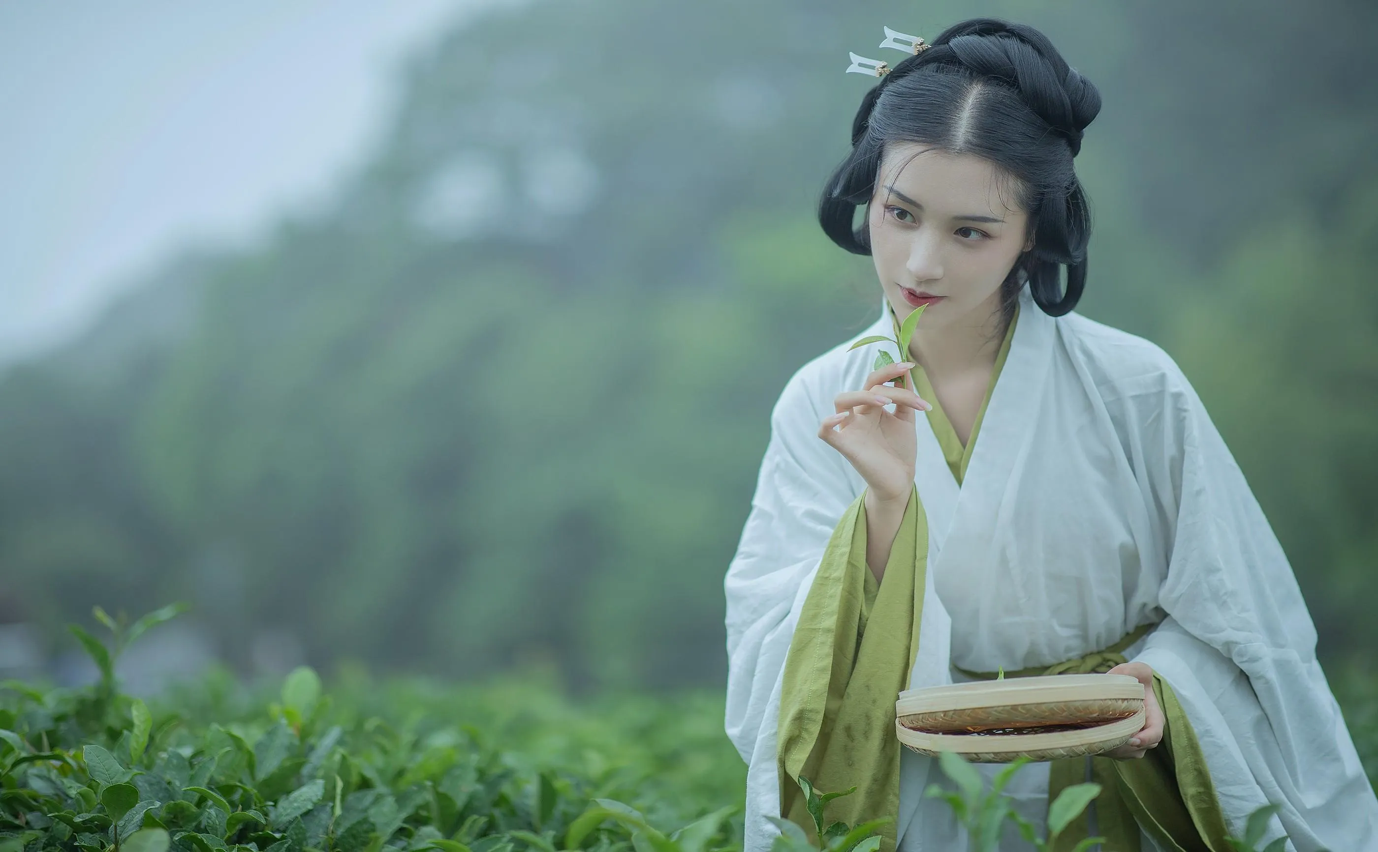 [YITUYU艺图语]2021.12.02 采茶女 十八重川 [20P]插图2